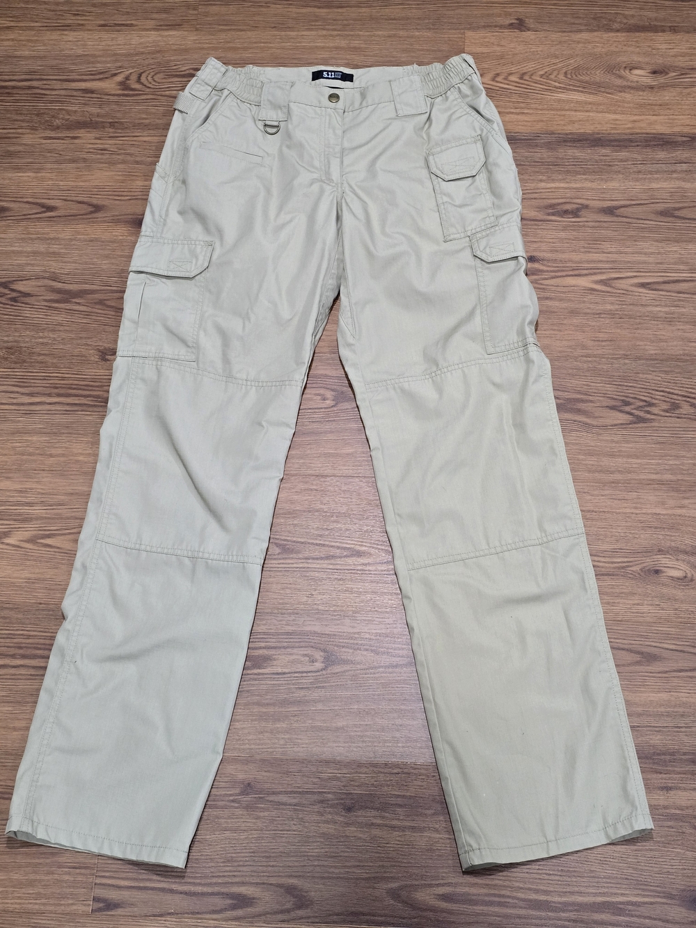 5.11 Tactical Women's Straight Leg Cargo Pants in Khaki